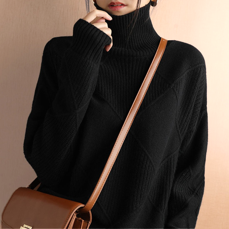 Zara™ | Jersey Casual de Cuello Alto